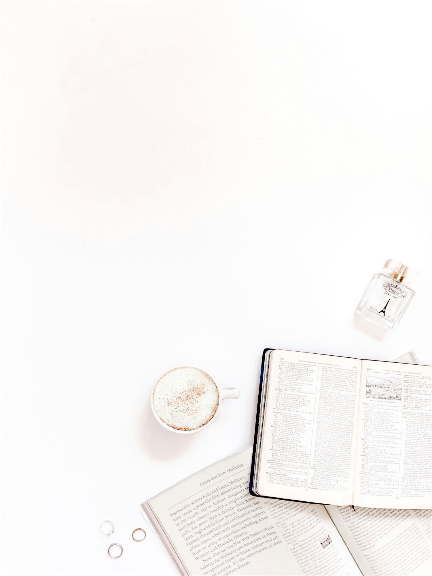 Open Bible and coffee during a quiet morning reflection